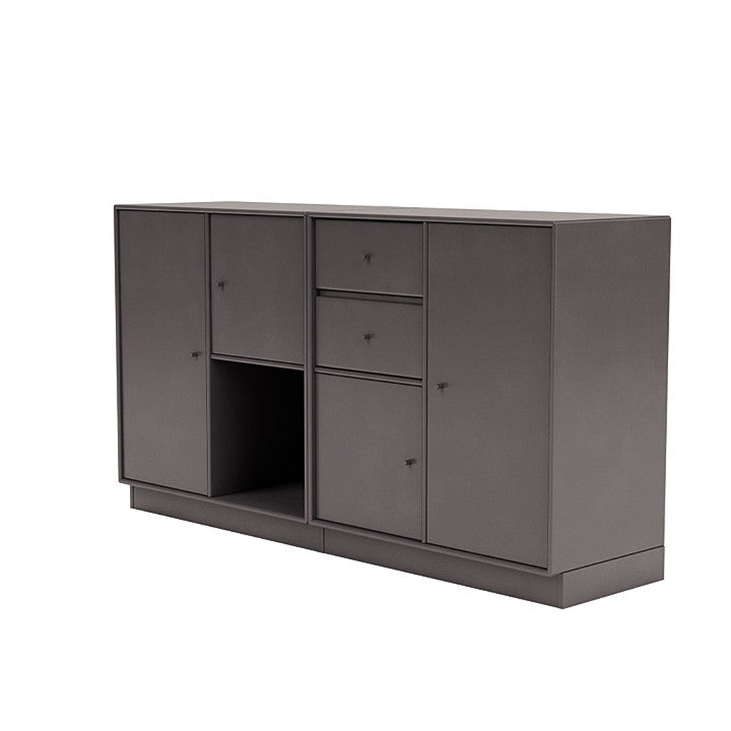 [product_category]-Montana Couple Sideboard With 7 Cm Plinth, Coffee Brown-Montana Furniture-5714322615488-00COUPLE-35-07-MON-1