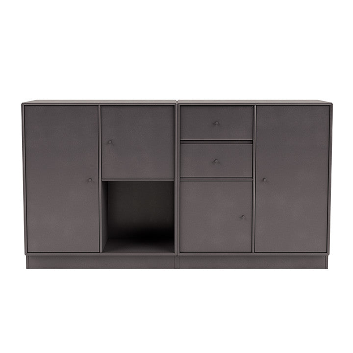 [product_category]-Montana Couple Sideboard With 7 Cm Plinth, Coffee Brown-Montana Furniture-5714322615488-00COUPLE-35-07-MON-2