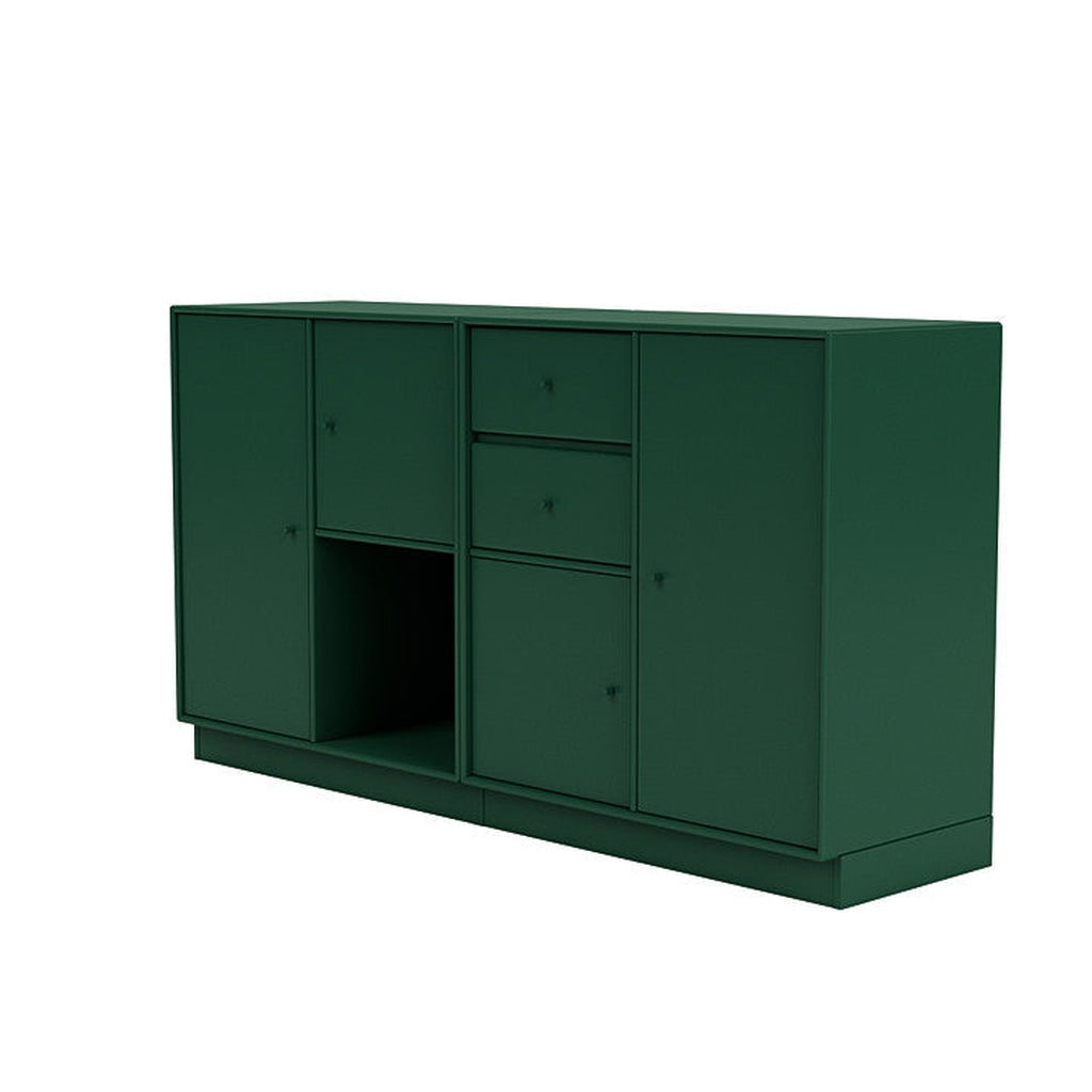 [product_category]-Montana Couple Sideboard With 7 Cm Plinth, Pine Green-Montana Furniture-5714322613347-00COUPLE-136-07-MON-1