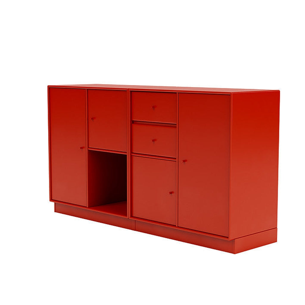 [product_category]-Montana Couple Sideboard With 7 Cm Plinth, Rosehip Red-Montana Furniture-5714322613972-00COUPLE-145-07-MON-1