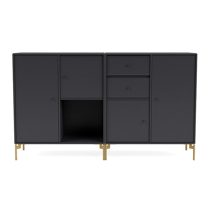 [product_category]-Montana Couple Sideboard With Legs, Anthracite/Brass-Montana Furniture-5714322203647-00COUPLE-04-09-MON-2