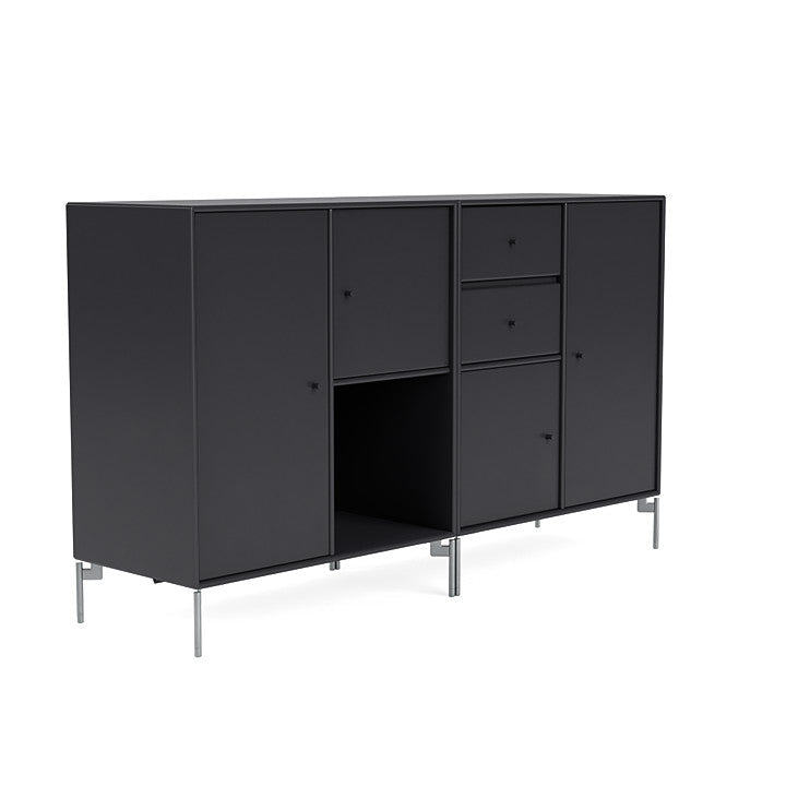 [product_category]-Montana Couple Sideboard With Legs, Anthracite/Matt Chrome-Montana Furniture-5714322203579-00COUPLE-04-01-MON-3