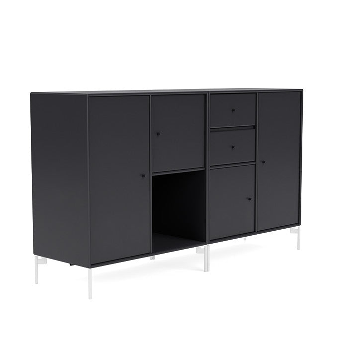[product_category]-Montana Couple Sideboard With Legs, Anthracite/Snow White-Montana Furniture-5714322203586-00COUPLE-04-02-MON-3