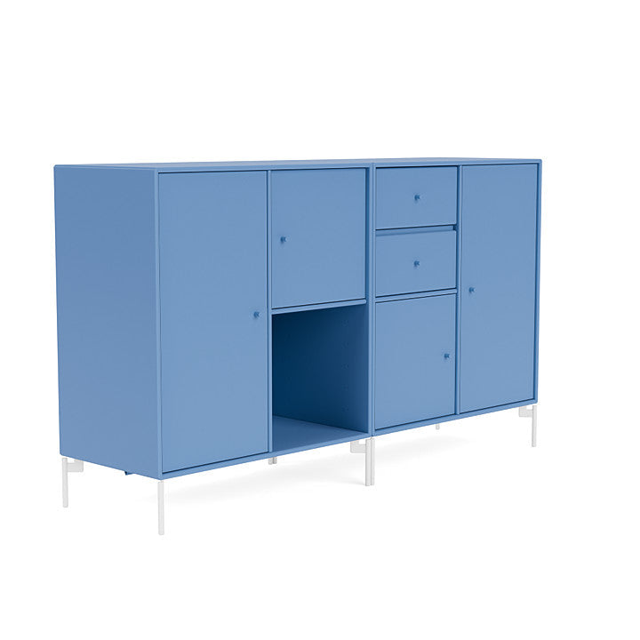 [product_category]-Montana Couple Sideboard With Legs, Azure Blue/Snow White-Montana Furniture-5714322614481-00COUPLE-154-02-MON-3