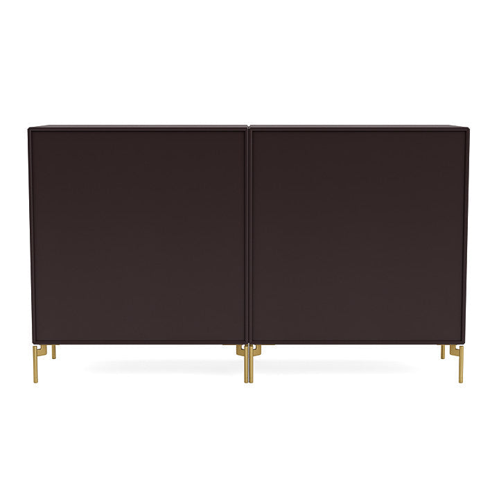 [product_category]-Montana Couple Sideboard With Legs, Balsamic/Brass-Montana Furniture-5714322615020-00COUPLE-160-09-MON-4