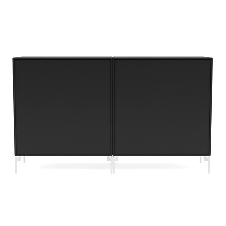 [product_category]-Montana Couple Sideboard With Legs, Black/Snow White-Montana Furniture-5714322613132-00COUPLE-05-02-MON-4