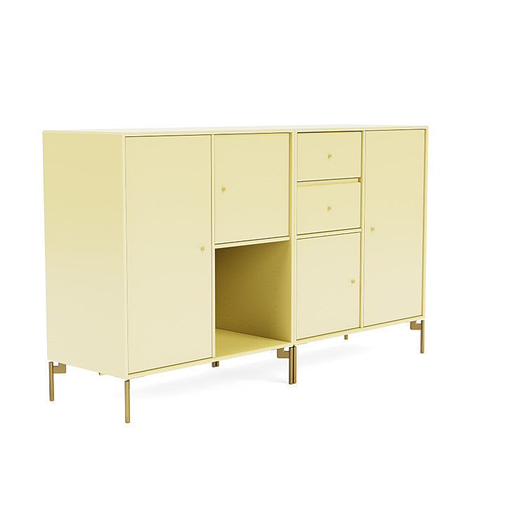 [product_category]-Montana Couple Sideboard With Legs, Camomile/Brass-Montana Furniture-5714322614948-00COUPLE-159-09-MON-3