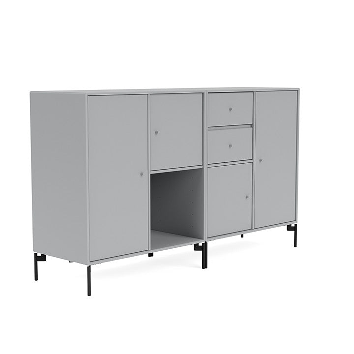 [product_category]-Montana Couple Sideboard With Legs, Fjord/Black-Montana Furniture-5714322613064-00COUPLE-02-03-MON-3