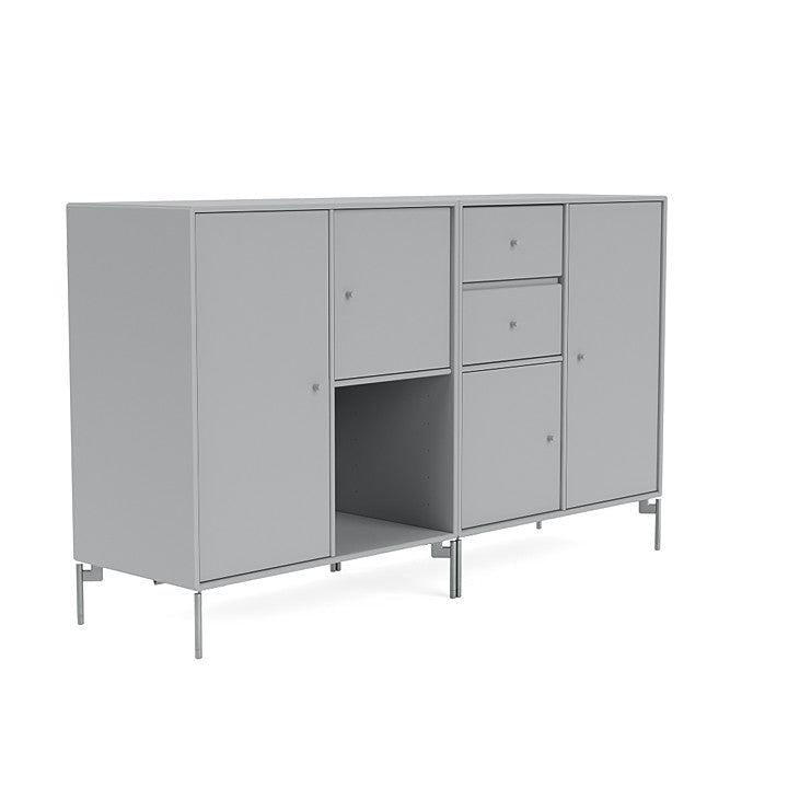 [product_category]-Montana Couple Sideboard With Legs, Fjord/Matt Chrome-Montana Furniture-5714322613040-00COUPLE-02-01-MON-3