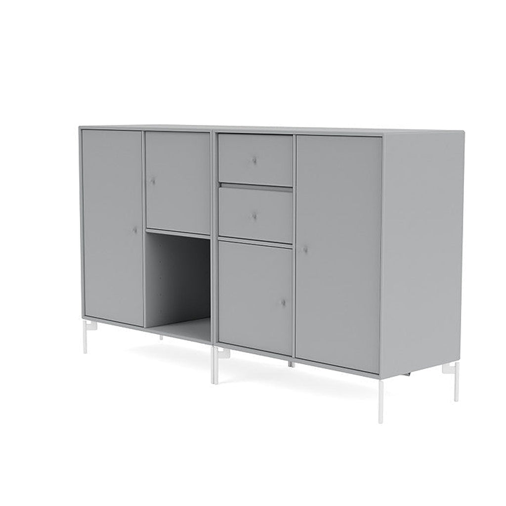 [product_category]-Montana Couple Sideboard With Legs, Fjord/Snow White-Montana Furniture-5714322613057-00COUPLE-02-02-MON-1