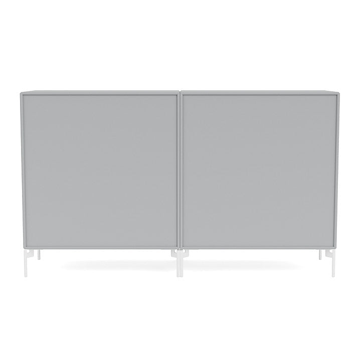 [product_category]-Montana Couple Sideboard With Legs, Fjord/Snow White-Montana Furniture-5714322613057-00COUPLE-02-02-MON-4
