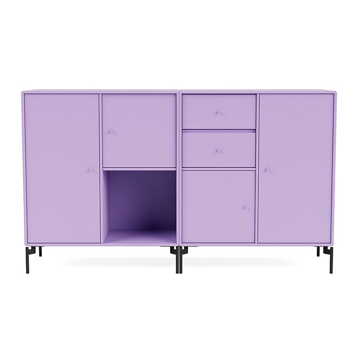[product_category]-Montana Couple Sideboard With Legs, Iris/Black-Montana Furniture-5714322615280-00COUPLE-164-03-MON-2