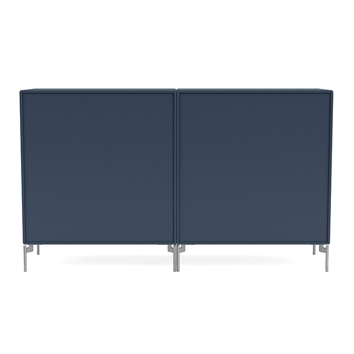 [product_category]-Montana Couple Sideboard With Legs, Juniper/Matt Chrome-Montana Furniture-5714322338349-00COUPLE-138-01-MON-4
