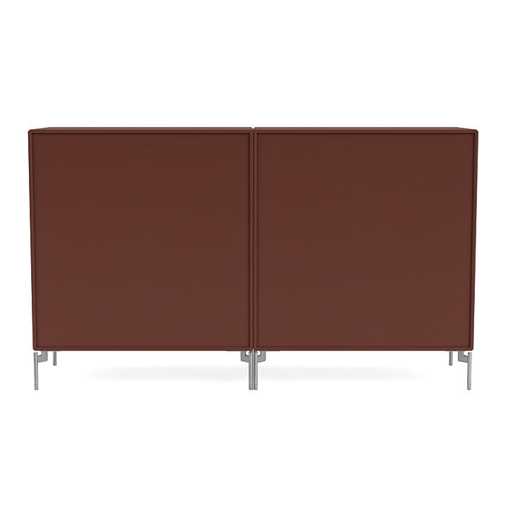 [product_category]-Montana Couple Sideboard With Legs, Masala/Matt Chrome-Montana Furniture-5714322614559-00COUPLE-155-01-MON-4