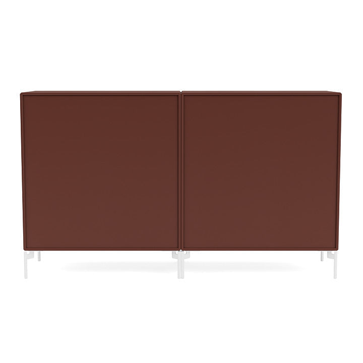 [product_category]-Montana Couple Sideboard With Legs, Masala/Snow White-Montana Furniture-5714322614566-00COUPLE-155-02-MON-4