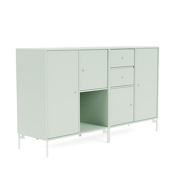 [product_category]-Montana Couple Sideboard With Legs, Mist/Snow White-Montana Furniture-5714322615044-00COUPLE-161-02-MON-3