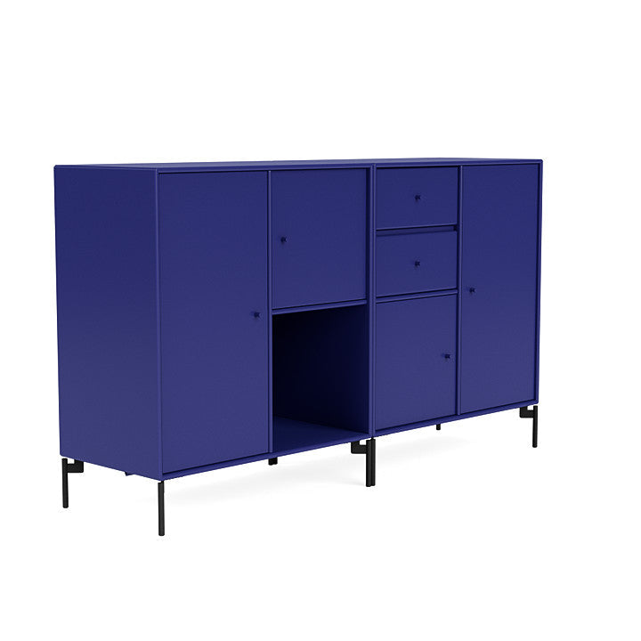 [product_category]-Montana Couple Sideboard With Legs, Monarch Blue/Black-Montana Furniture-5714322203838-00COUPLE-135-03-MON-3