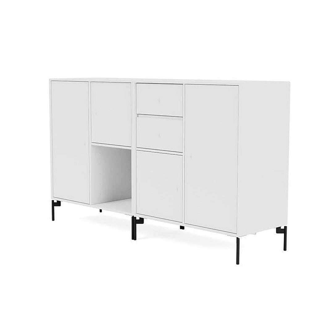 [product_category]-Montana Couple Sideboard With Legs, New White/Black-Montana Furniture-5714322203753-00COUPLE-101-03-MON-1