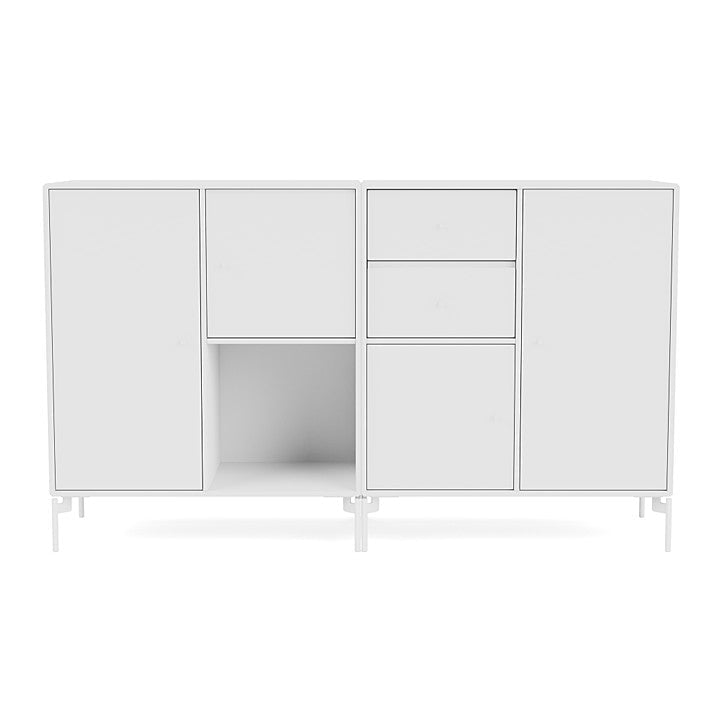 [product_category]-Montana Couple Sideboard With Legs, New White/Snow White-Montana Furniture-5714322203746-00COUPLE-101-02-MON-2