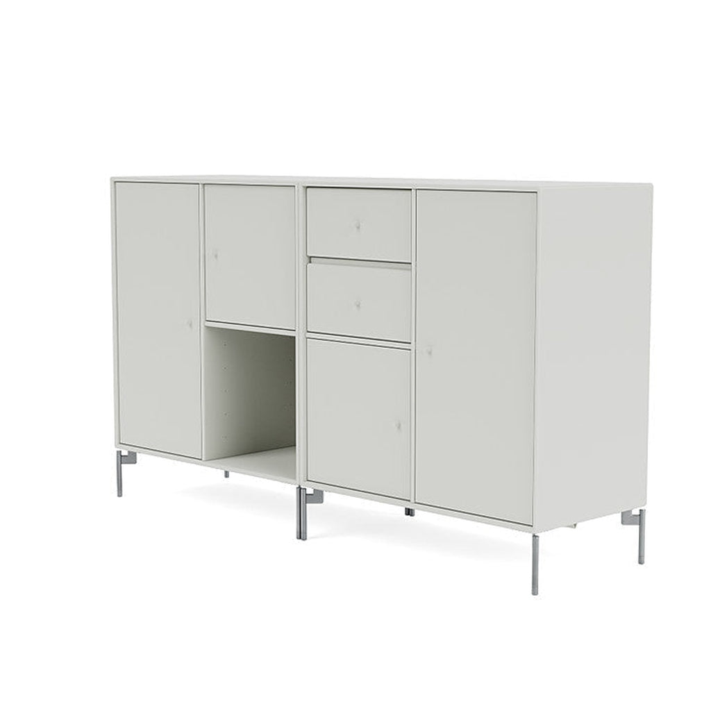 [product_category]-Montana Couple Sideboard With Legs, Nordic/Matt Chrome-Montana Furniture-5714322203654-00COUPLE-09-01-MON-1