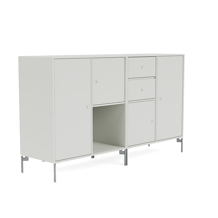 [product_category]-Montana Couple Sideboard With Legs, Nordic/Matt Chrome-Montana Furniture-5714322203654-00COUPLE-09-01-MON-3