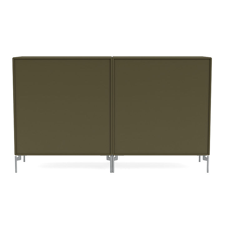 [product_category]-Montana Couple Sideboard With Legs, Oregano/Matt Chrome-Montana Furniture-5714322613439-00COUPLE-139-01-MON-4
