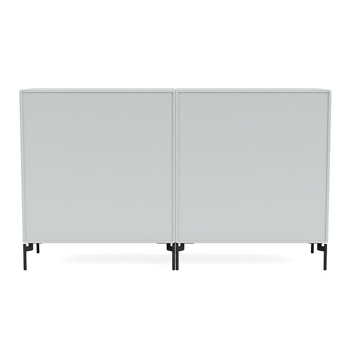 [product_category]-Montana Couple Sideboard With Legs, Oyster/Black-Montana Furniture-5714322614658-00COUPLE-156-03-MON-4