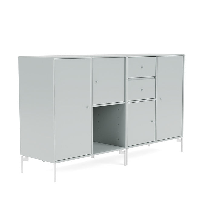 [product_category]-Montana Couple Sideboard With Legs, Oyster/Snow White-Montana Furniture-5714322614641-00COUPLE-156-02-MON-3