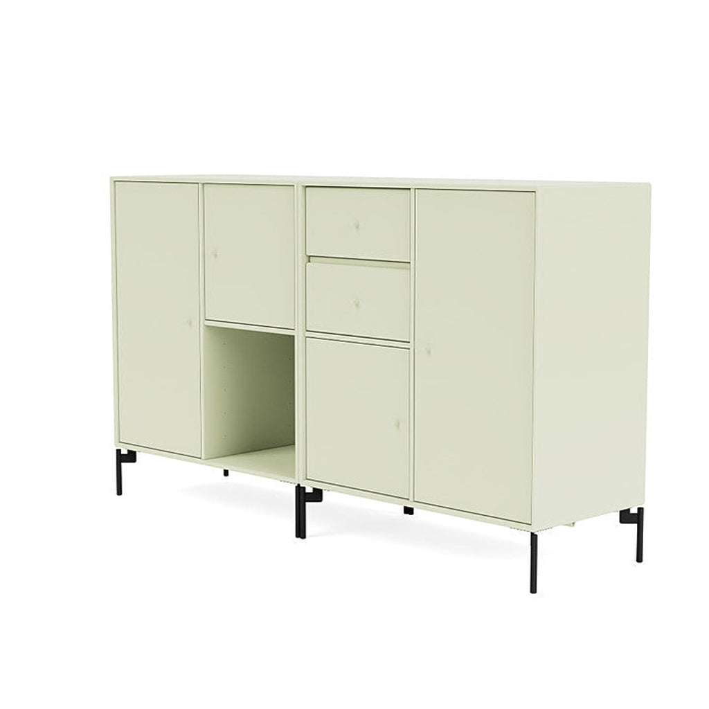 [product_category]-Montana Couple Sideboard With Legs, Pomelo/Black-Montana Furniture-5714322613538-00COUPLE-140-03-MON-1