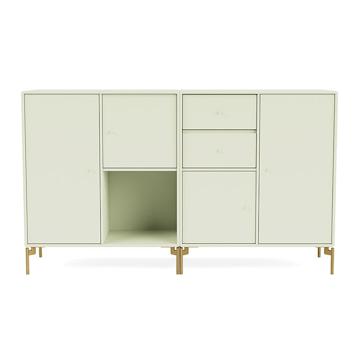 [product_category]-Montana Couple Sideboard With Legs, Pomelo/Brass-Montana Furniture-5714322613583-00COUPLE-140-09-MON-2