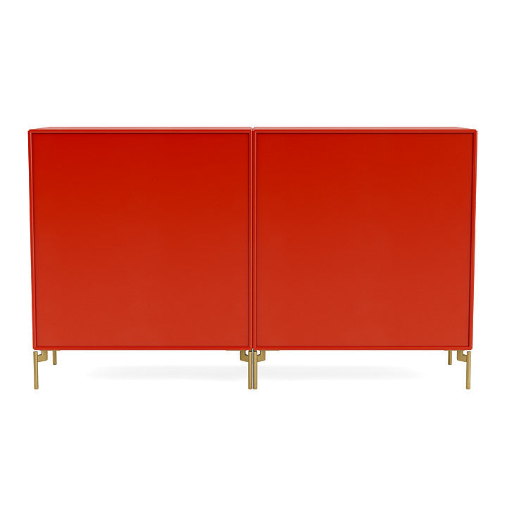 [product_category]-Montana Couple Sideboard With Legs, Rosehip/Brass-Montana Furniture-5714322613989-00COUPLE-145-09-MON-4