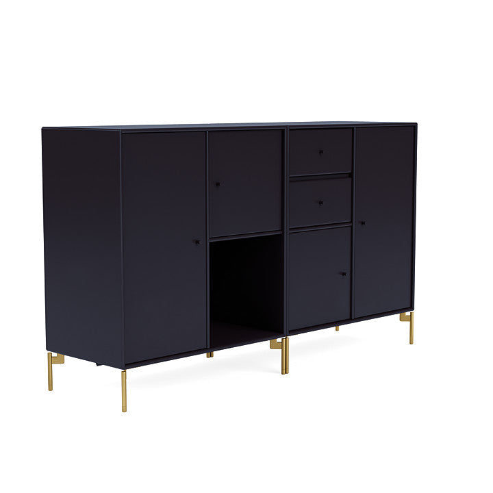 [product_category]-Montana Couple Sideboard With Legs, Shadow/Brass-Montana Furniture-5714322614146-00COUPLE-147-09-MON-3
