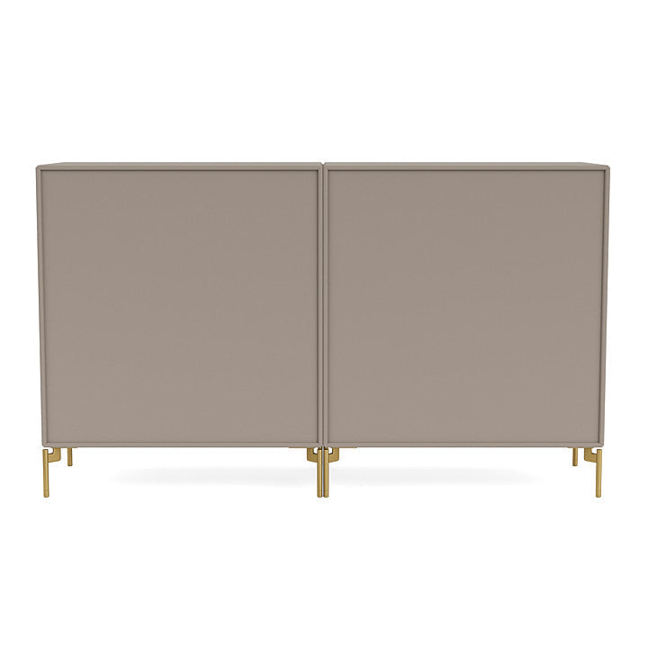 [product_category]-Montana Couple Sideboard With Legs, Truffle/Brass-Montana Furniture-5714322613668-00COUPLE-141-09-MON-4