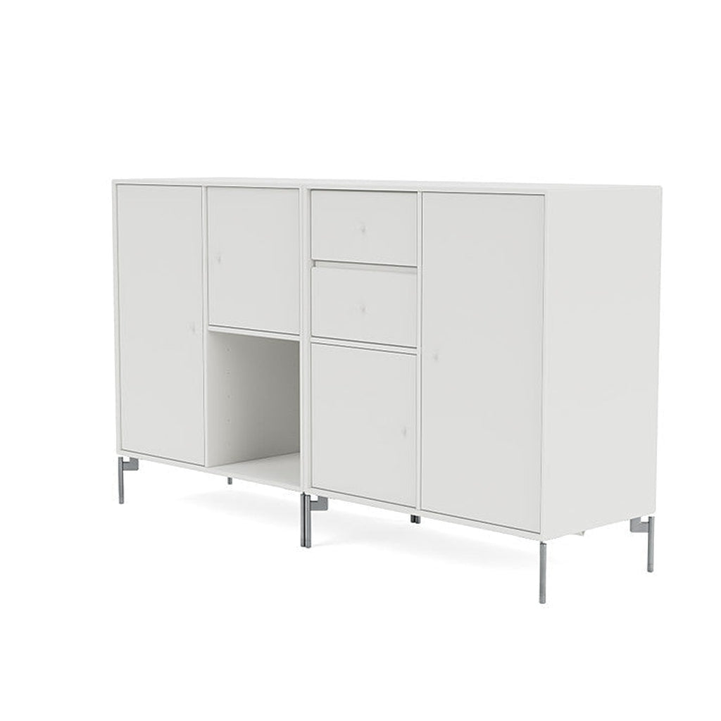 [product_category]-Montana Couple Sideboard With Legs, White/Matt Chrome-Montana Furniture-5714322347709-00COUPLE-01-01-MON-1