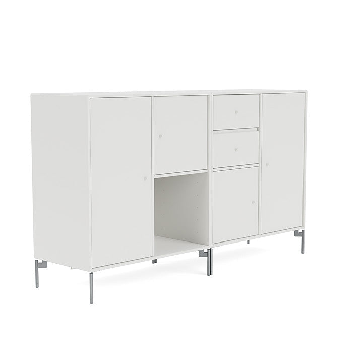 [product_category]-Montana Couple Sideboard With Legs, White/Matt Chrome-Montana Furniture-5714322347709-00COUPLE-01-01-MON-3