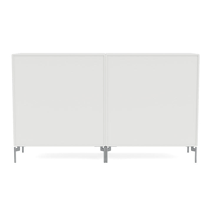 [product_category]-Montana Couple Sideboard With Legs, White/Matt Chrome-Montana Furniture-5714322347709-00COUPLE-01-01-MON-4