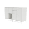 Montana Couple Sideboard With Legs, White/Snow White