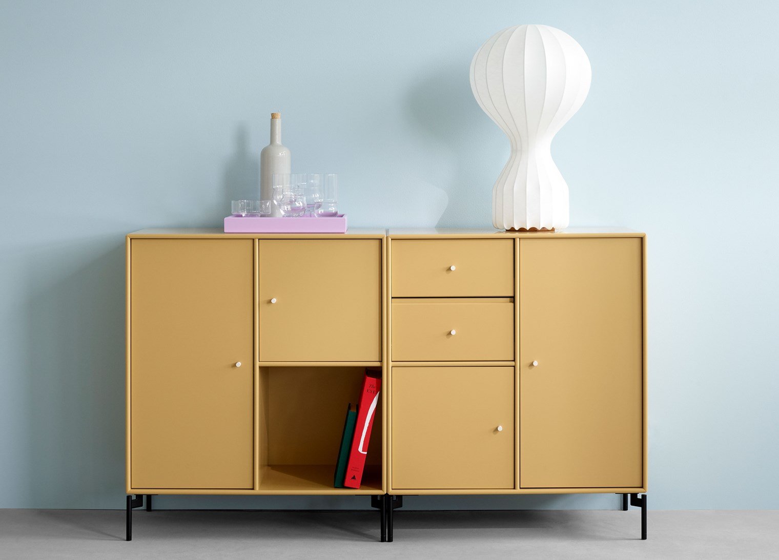 [product_category]-Montana Couple Sideboard With Suspension Rail, Cumin Yellow-Montana Furniture-5714322614740-00COUPLE-157-04-MON-6