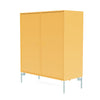 Montana Cover Cabinet With Legs, Acacia/Flint