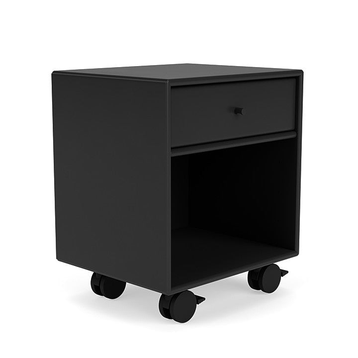 [product_category]-Montana Dream Nightstand With Castors, Black-Montana Furniture-5714322379939-000DREAM-05-05-MON-3