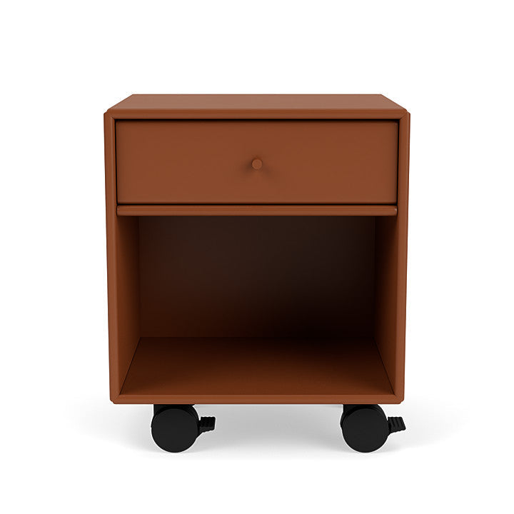[product_category]-Montana Dream Nightstand With Castors, Hazelnut Brown-Montana Furniture-5714322380751-000DREAM-146-05-MON-2