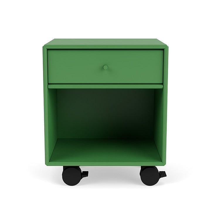 [product_category]-Montana Dream Nightstand With Castors, Parsley Green-Montana Furniture-5714322381130-000DREAM-152-05-MON-2