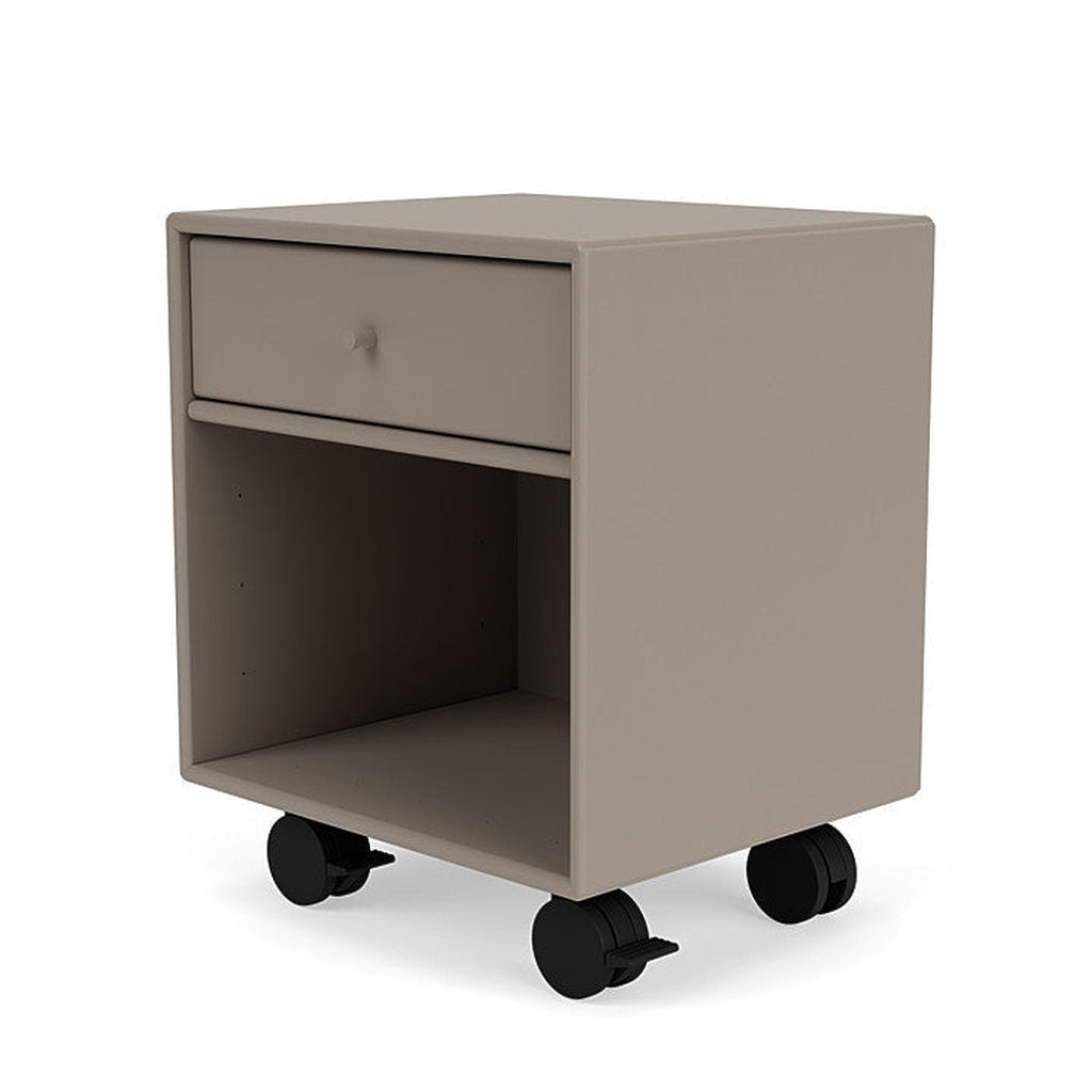 [product_category]-Montana Dream Nightstand With Castors, Truffle Grey-Montana Furniture-5714322380379-000DREAM-141-05-MON-1