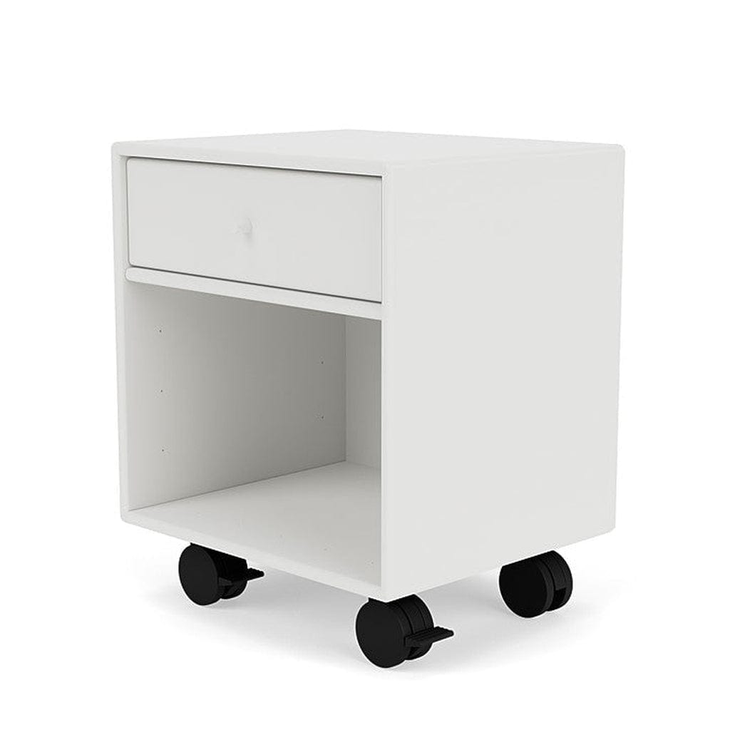 [product_category]-Montana Dream Nightstand With Castors, White-Montana Furniture-5714322379816-000DREAM-01-05-MON-1