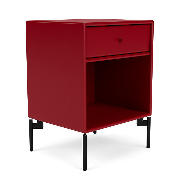 [product_category]-Montana Dream Nightstand With Legs, Beetroot/Black-Montana Furniture-5714322381970-000DREAM-165-03-MON-3