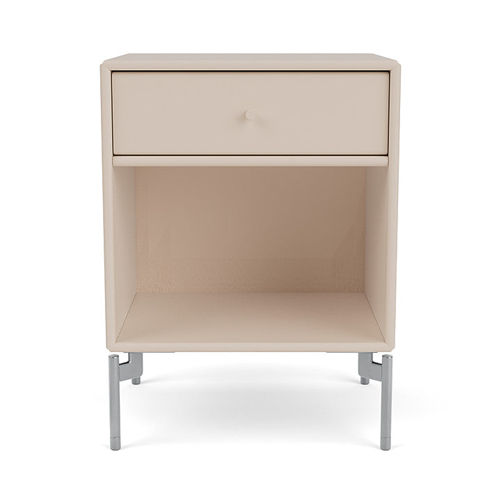 [product_category]-Montana Dream Nightstand With Legs, Clay/Matt Chrome-Montana Furniture-5715288345754-000DREAM-168-01-MON-2