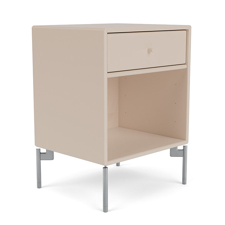 [product_category]-Montana Dream Nightstand With Legs, Clay/Matt Chrome-Montana Furniture-5715288345754-000DREAM-168-01-MON-3