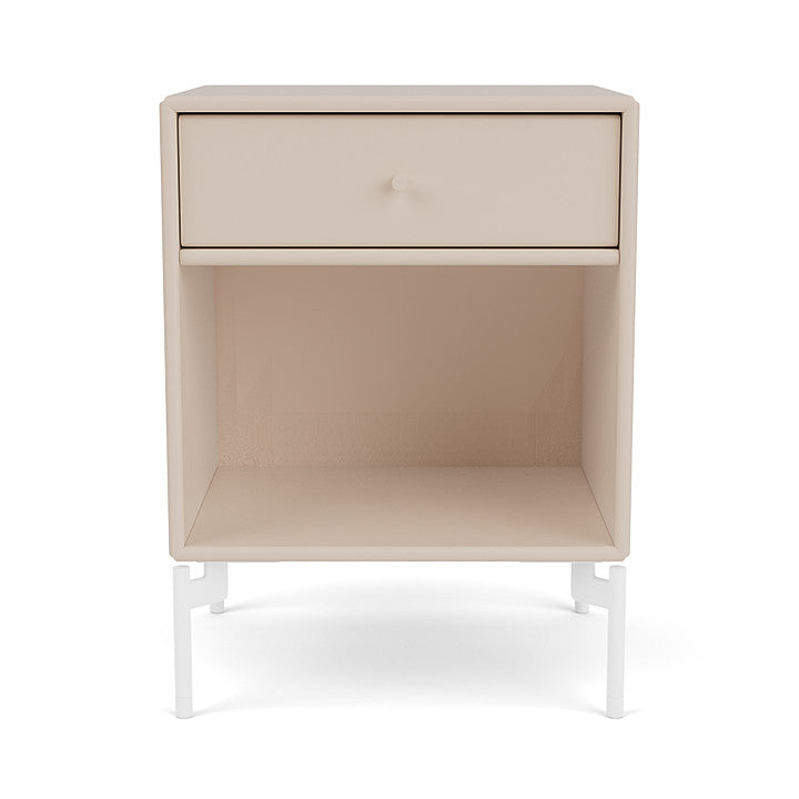 [product_category]-Montana Dream Nightstand With Legs, Clay/Snow White-Montana Furniture-5715288345761-000DREAM-168-02-MON-2
