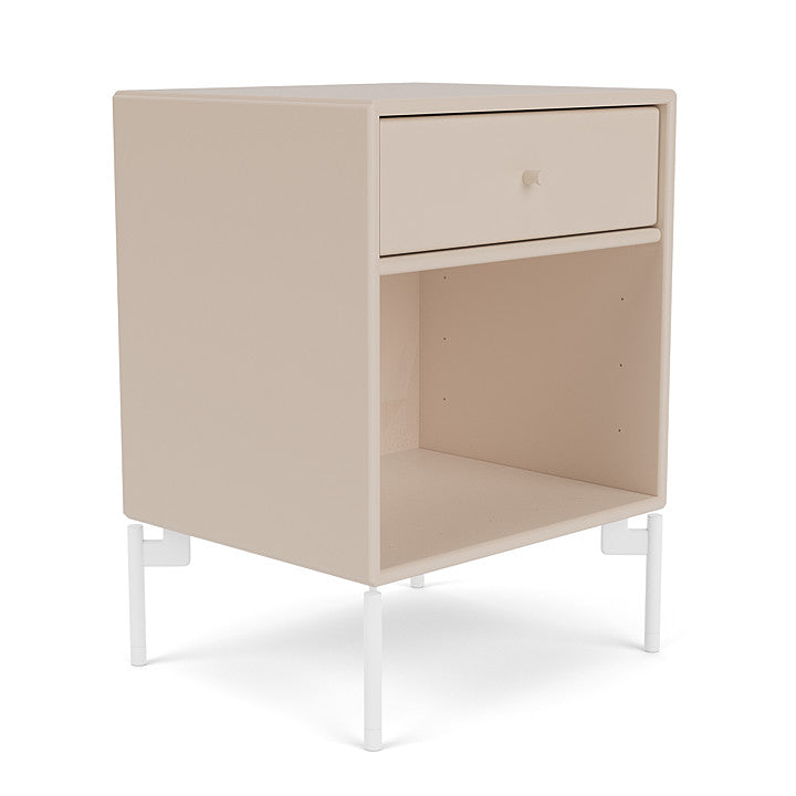 [product_category]-Montana Dream Nightstand With Legs, Clay/Snow White-Montana Furniture-5715288345761-000DREAM-168-02-MON-3