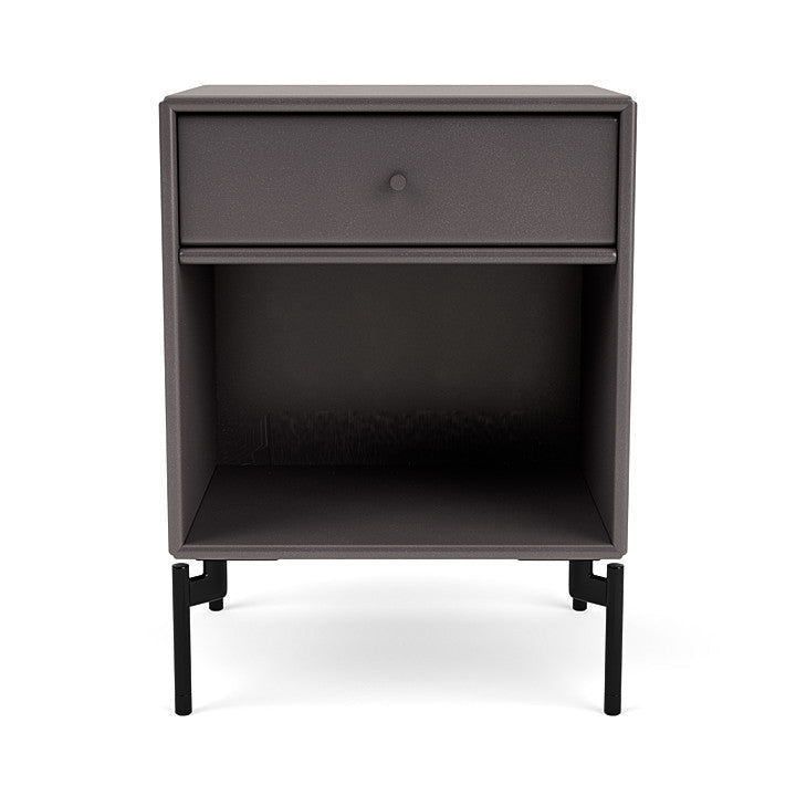 [product_category]-Montana Dream Nightstand With Legs, Coffee/Black-Montana Furniture-5714322354882-000DREAM-35-03-MON-2